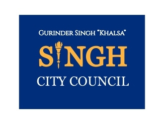 Singh for City Council logo design by lif48