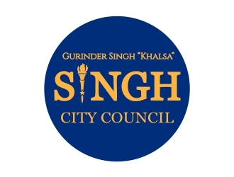 Singh for City Council logo design by lif48