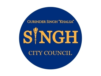 Singh for City Council logo design by lif48