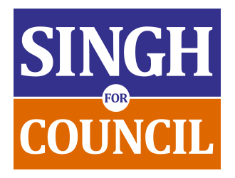 Singh for City Council logo design by schiena