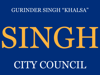 Singh for City Council logo design by coratcoret
