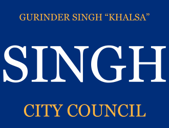 Singh for City Council logo design by coratcoret