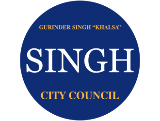 Singh for City Council logo design by coratcoret