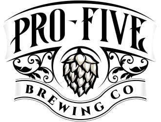 Pro Five Brewing Company Logo Design