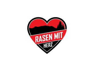 Rasen mit Herz logo design by lokiasan