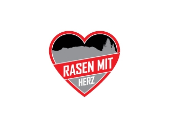 Rasen mit Herz logo design by lokiasan