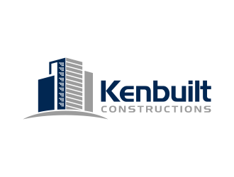 Kenbuilt Constructions logo design by ellsa