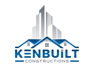 Kenbuilt Constructions logo design by thegoldensmaug