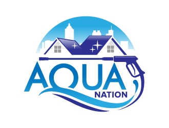Aqua Nation  logo design by jaize