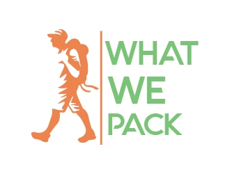 What We Pack logo design by heba