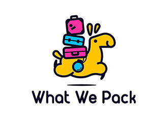 What We Pack logo design by Optimus
