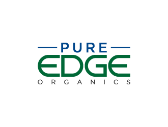 Pure Edge Organics logo design by denfransko