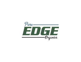 Pure Edge Organics logo design by giphone