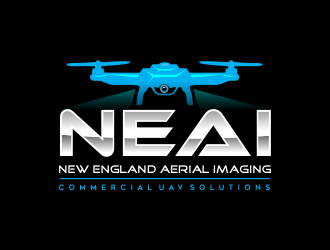 New England Aerial Imaging (NEAI) logo design by AisRafa