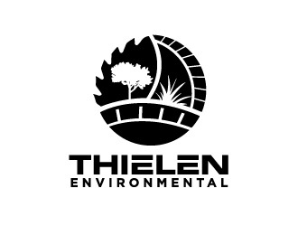 Thielen Environmental  logo design by Foxcody