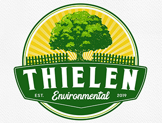 Thielen Environmental  logo design by Optimus