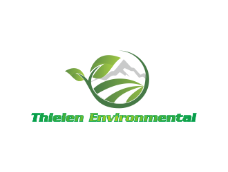 Thielen Environmental  logo design by Greenlight