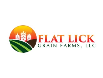 Flat Lick Grain Farms, LLC logo design by Boomstudioz