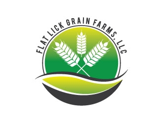 Flat Lick Grain Farms, LLC logo design by Boomstudioz