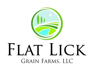 Flat Lick Grain Farms, LLC logo design by jetzu