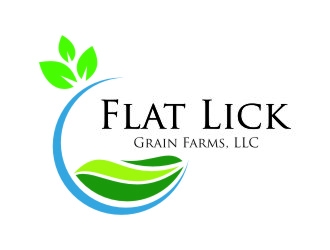 Flat Lick Grain Farms, LLC logo design by jetzu