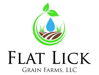 Flat Lick Grain Farms, LLC logo design by jetzu