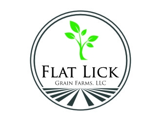 Flat Lick Grain Farms, LLC logo design by jetzu