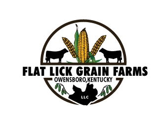 Flat Lick Grain Farms, LLC logo design by Foxcody