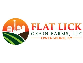 Flat Lick Grain Farms, LLC logo design by Boomstudioz