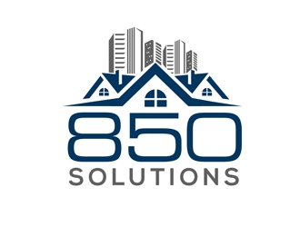 850 SOLUTIONS logo design by DreamLogoDesign