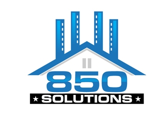850 SOLUTIONS logo design by DreamLogoDesign