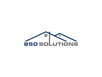 850 SOLUTIONS logo design by johana