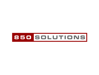 850 SOLUTIONS logo design by logitec