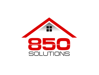 850 SOLUTIONS logo design by qqdesigns