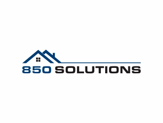 850 SOLUTIONS logo design by Editor