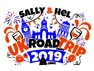 Sally & Hel UK Road Trip 2019 logo design by DreamLogoDesign