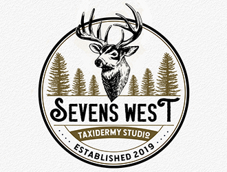 Sevens West Taxidermy Studio logo design by Optimus