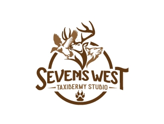 Sevens West Taxidermy Studio logo design by jaize