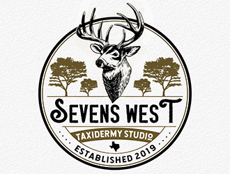 Sevens West Taxidermy Studio logo design by Optimus