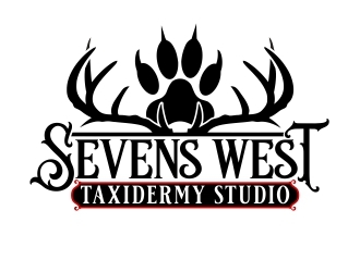 Sevens West Taxidermy Studio logo design by b3no