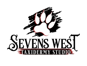 Sevens West Taxidermy Studio logo design by b3no