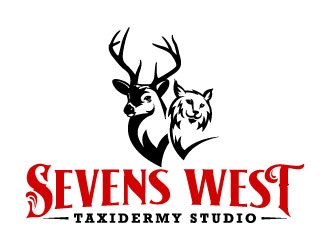 Sevens West Taxidermy Studio logo design by daywalker