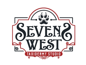 Sevens West Taxidermy Studio logo design by Ultimatum