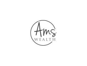 AMS Wealth  logo design by bricton