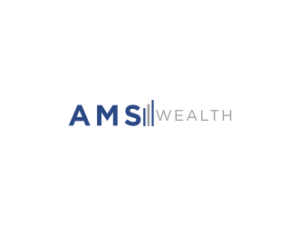AMS Wealth  logo design by bricton