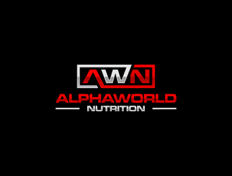 AlphaWorld Nutrition logo design by haidar