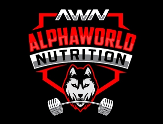 AlphaWorld Nutrition logo design by Ultimatum