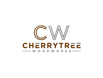 cherrytree woodworks logo design by bricton