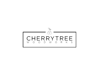 cherrytree woodworks logo design by jancok
