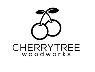 cherrytree woodworks logo design by b3no